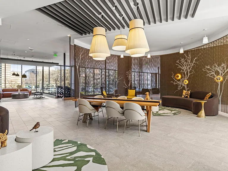 Come home to a lobby that exudes sophistication and style