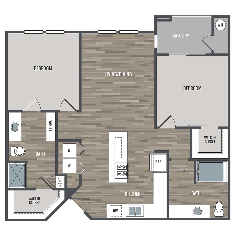 Floor plan 2B