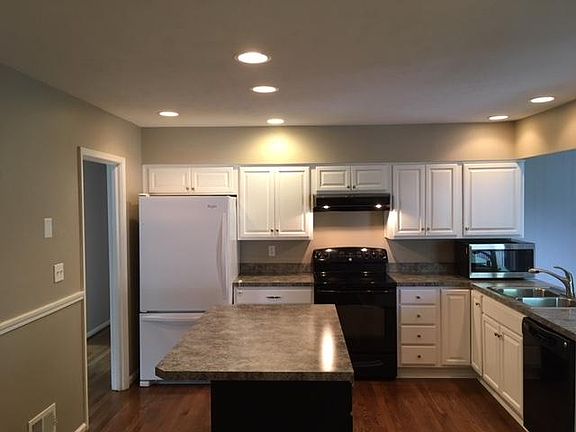 Updated kitchen with island