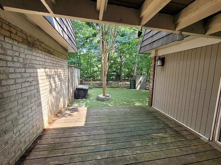 Backyard - Coming off the dining room