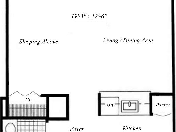 2nd image of 161 W 61st St APT 3D