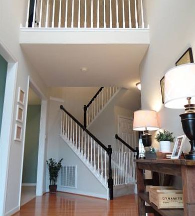 Two story foyer