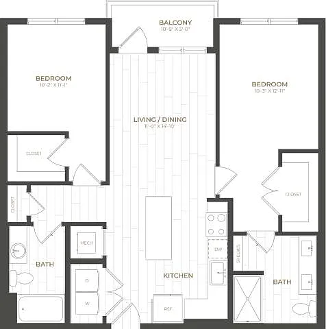 Floor plan B1
