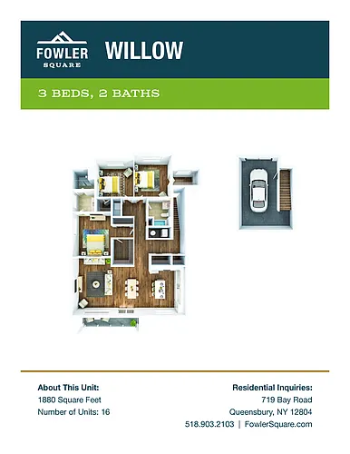 Floor plan Willow