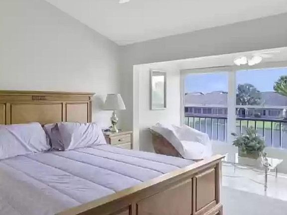Master Bedroom light and bright, view