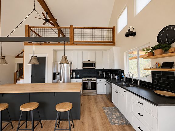 Kitchen with island