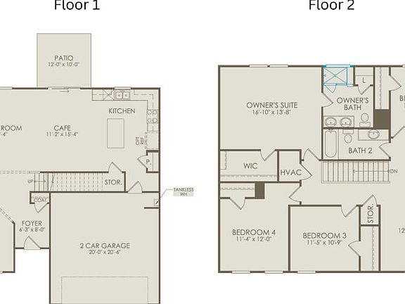 Floor Plan Level 1 Level 2