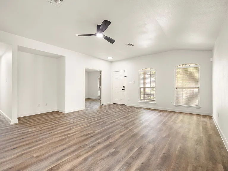 Large open living room