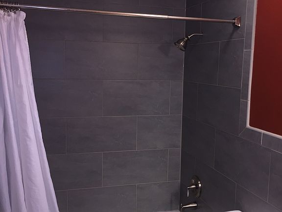 main bathroom tub/shower