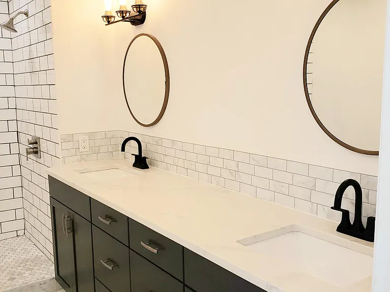 Main master bathroom vanity