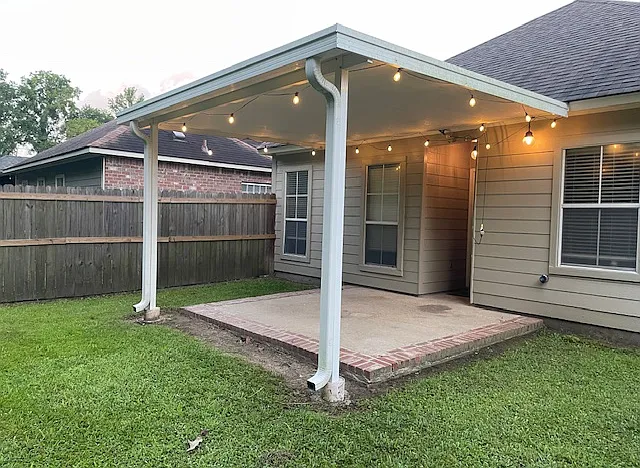 Covered patio