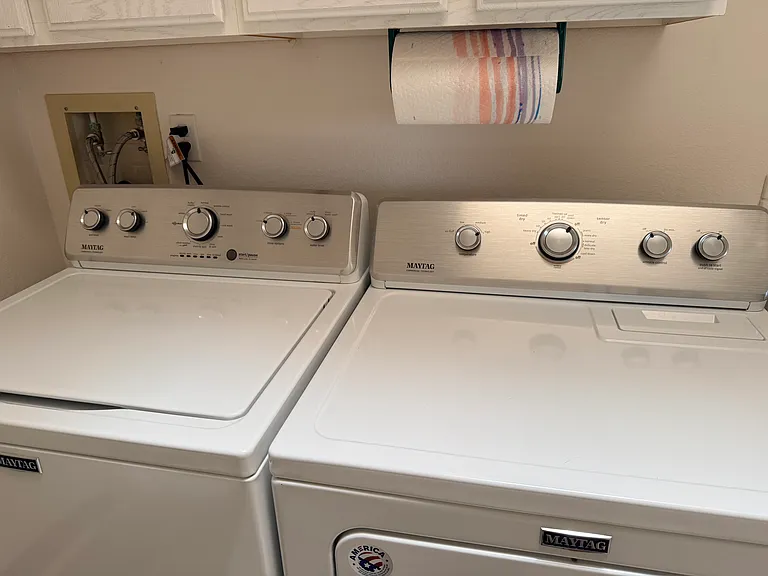 Maytag washer and dryer