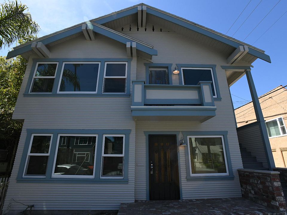 Front of upstairs-downstairs duplex.