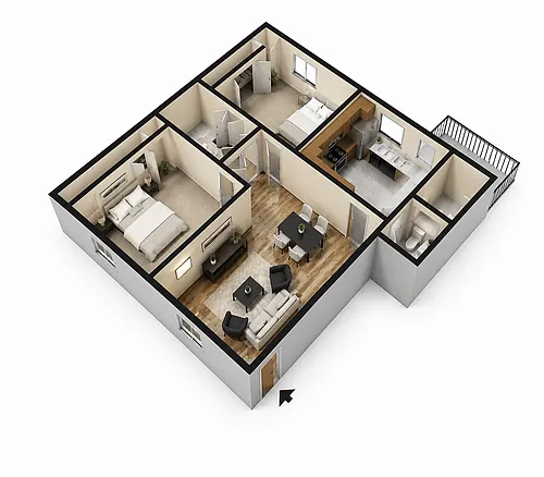 Floor plan Flint