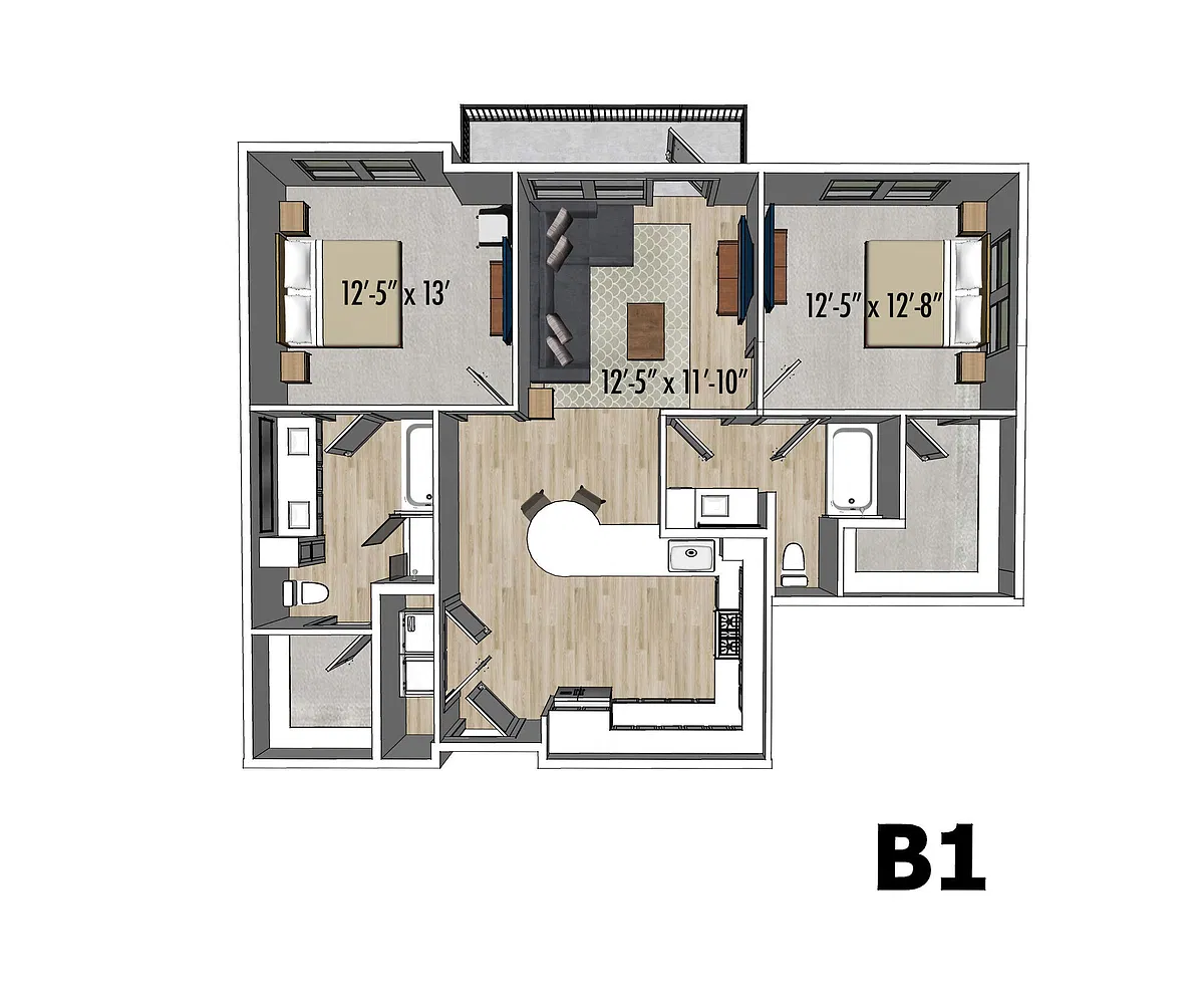 Floor plan Gardenia | B1