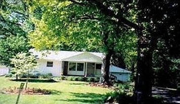 View from front of house
