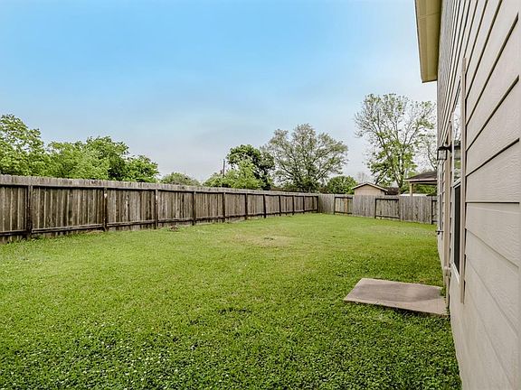 View of large backyard