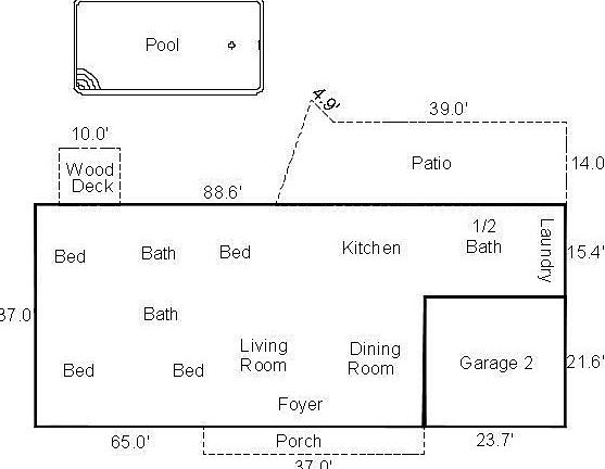 Floor plan and dimensions