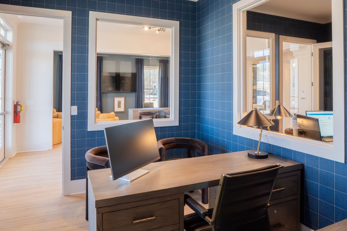 Leasing office inside the clubhouse
