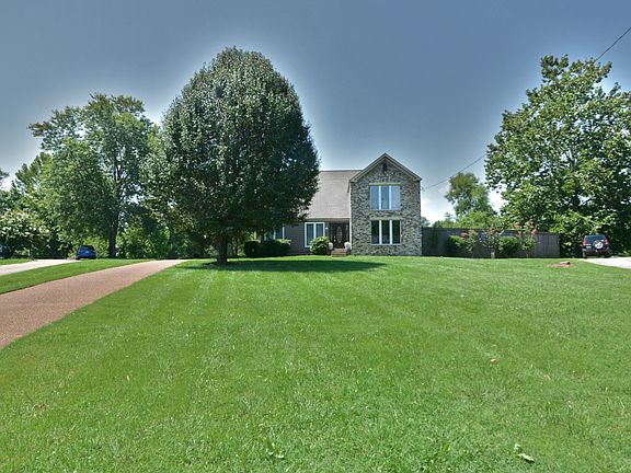 Expansive front yard