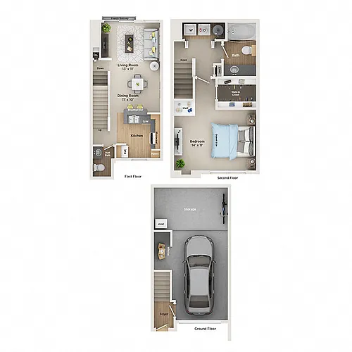 Floor plan The Center (A1THp)