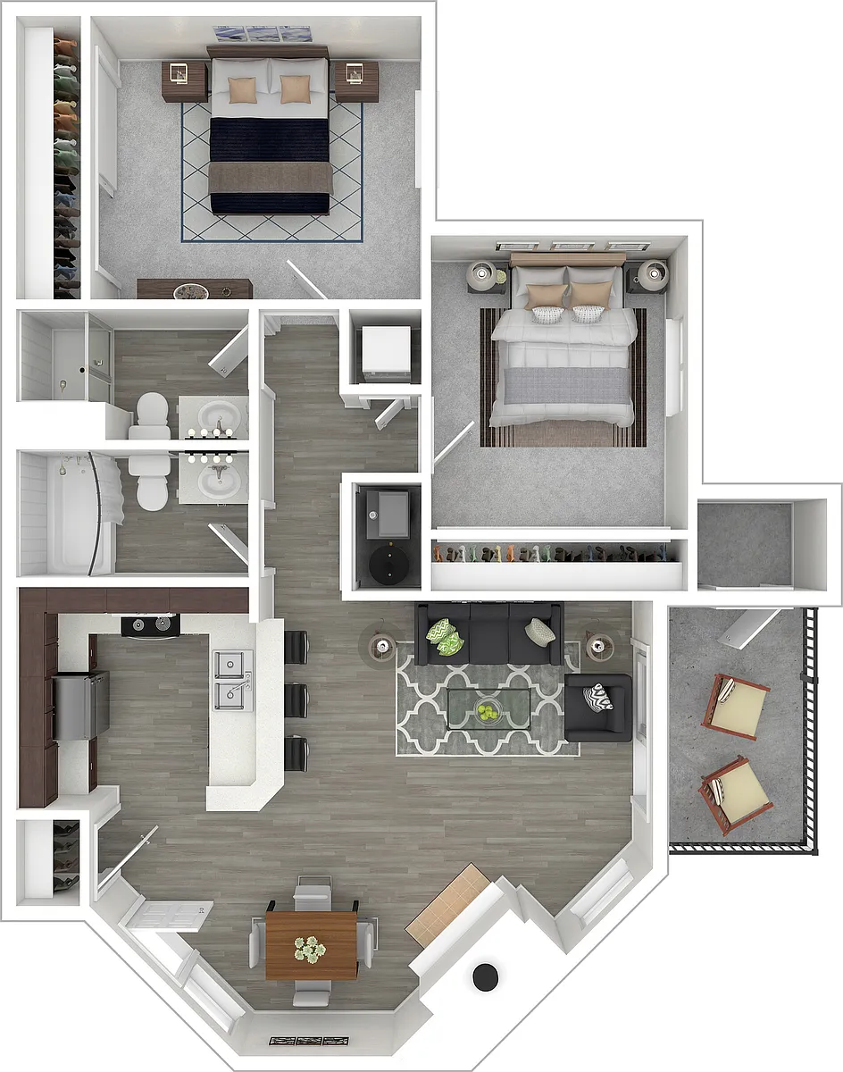 Floor plan The Olympic - Classic