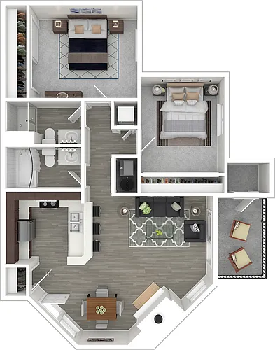 Floor plan The Olympic - Classic+