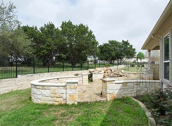 Beautiful and private back patio.