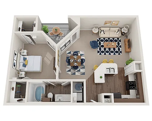 Floor plan A1G