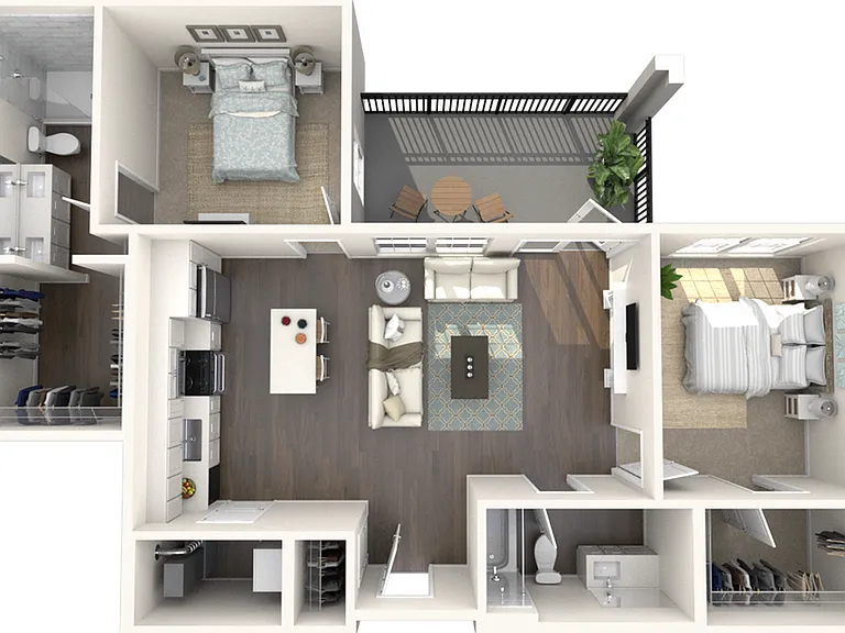 B3.0 | Two beds, Two baths B3.0 | Two beds, Two baths
