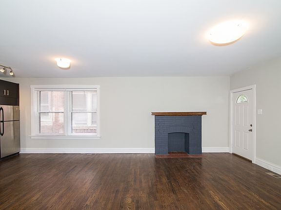 Open floor plan in the living space