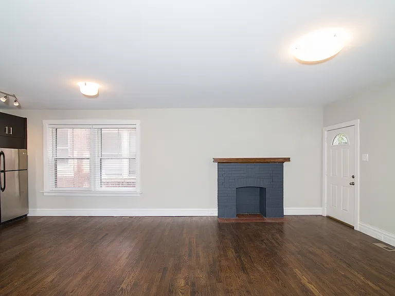 Open floor plan in the living space