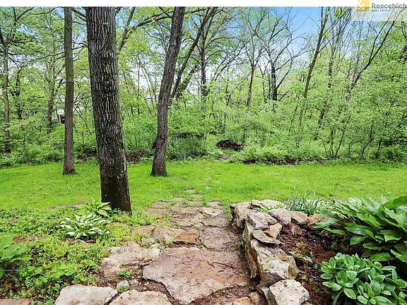 Park-like setting in backyard