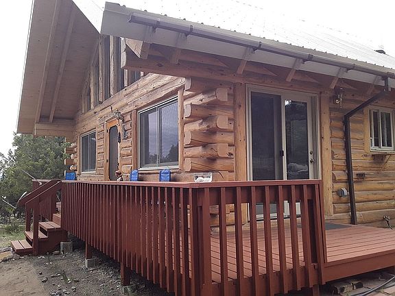 Side view of cabin