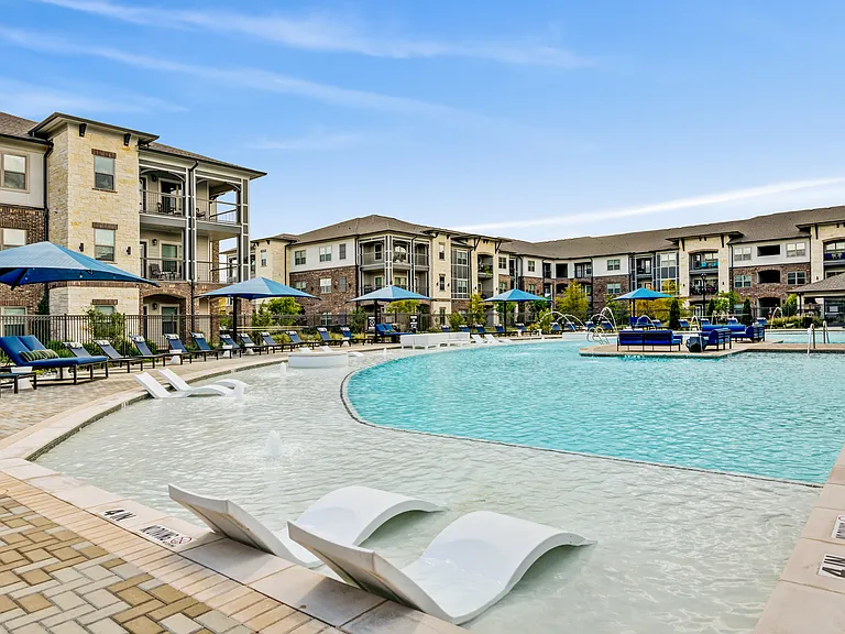Soak up the sunshine by the sparkling pool