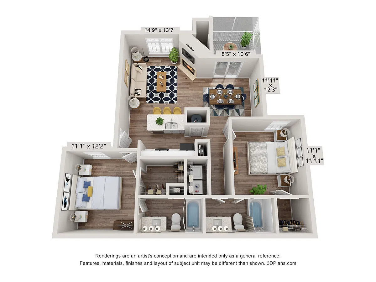 Floor plan The Benjamin