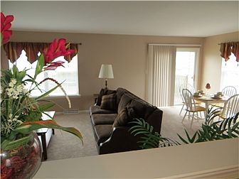 Bright open floorplan