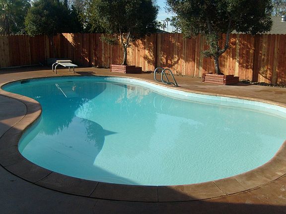 Pool replastered new pool equipment