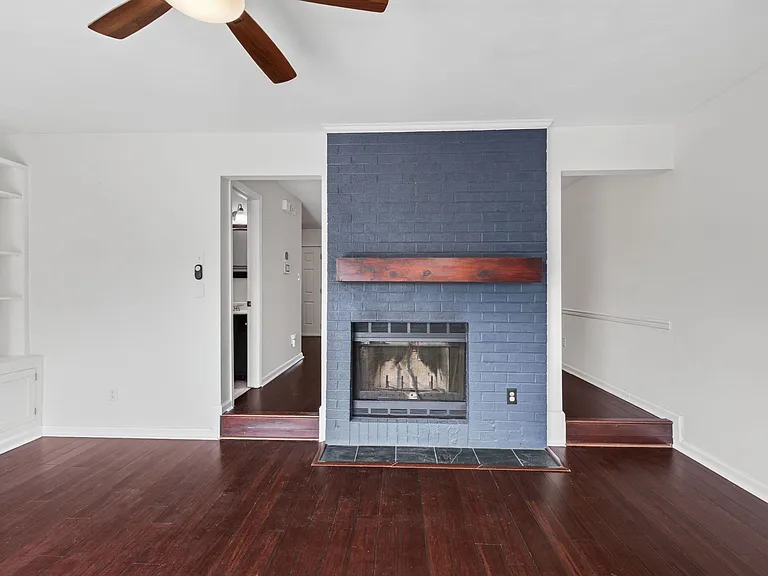 Wood burning fireplace for decoration only