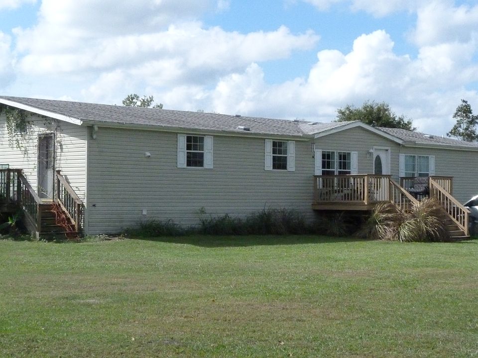 Front view and side entrance
