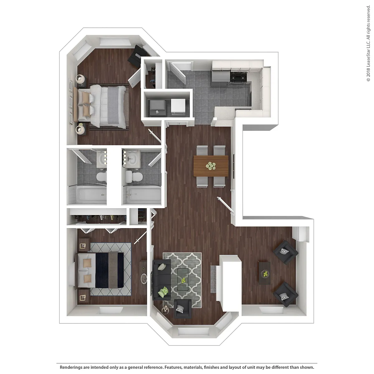 Floor plan 2X2