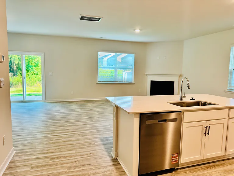 Bright and open layout.