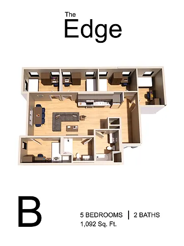 Floor plan B