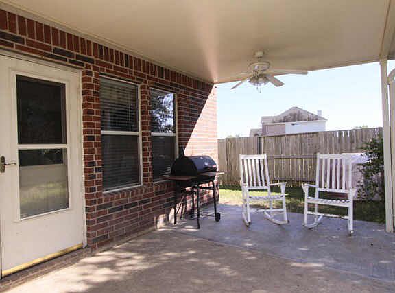 Covered patio is a great place to unwind in the evenings with a glass of wine 