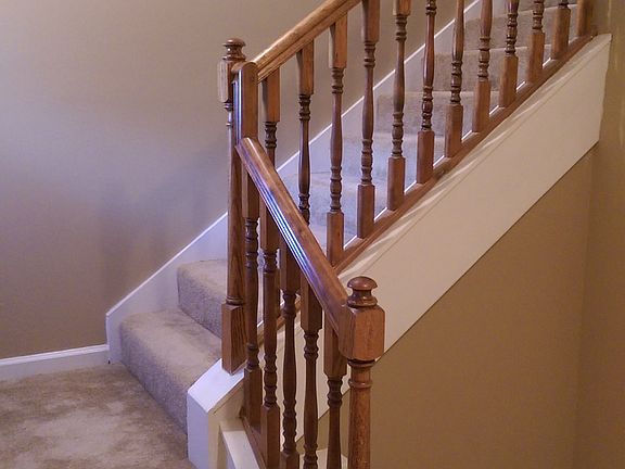 Foyer and stair to upstairs master suite