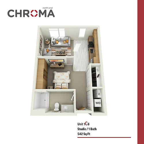 Floor plan 1C6 Convertible