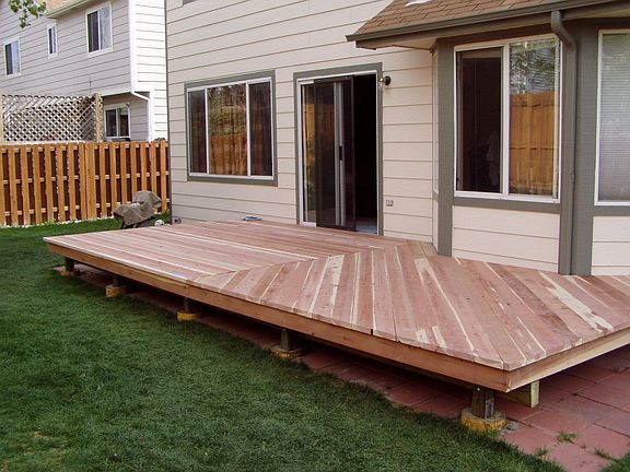 backyard new deck