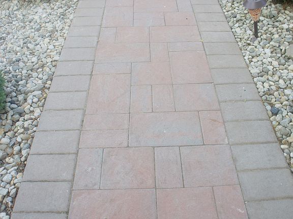 New Pavered Walk Way