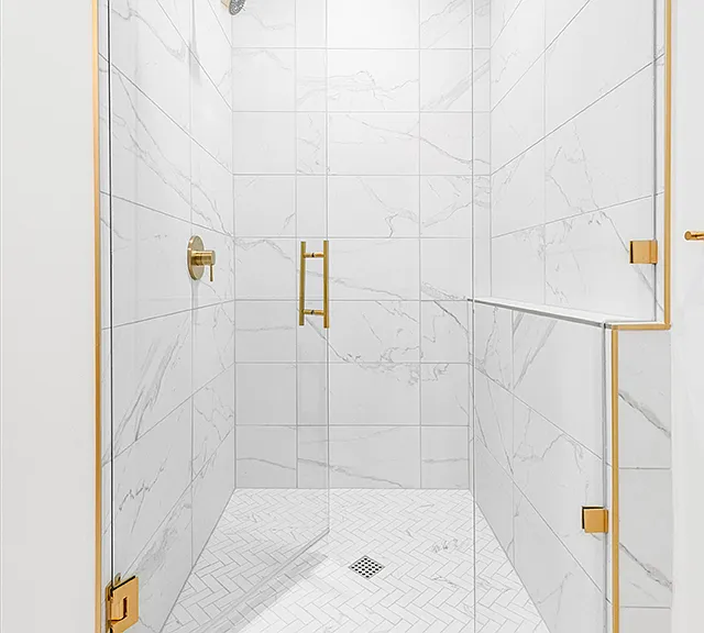 Large open shower