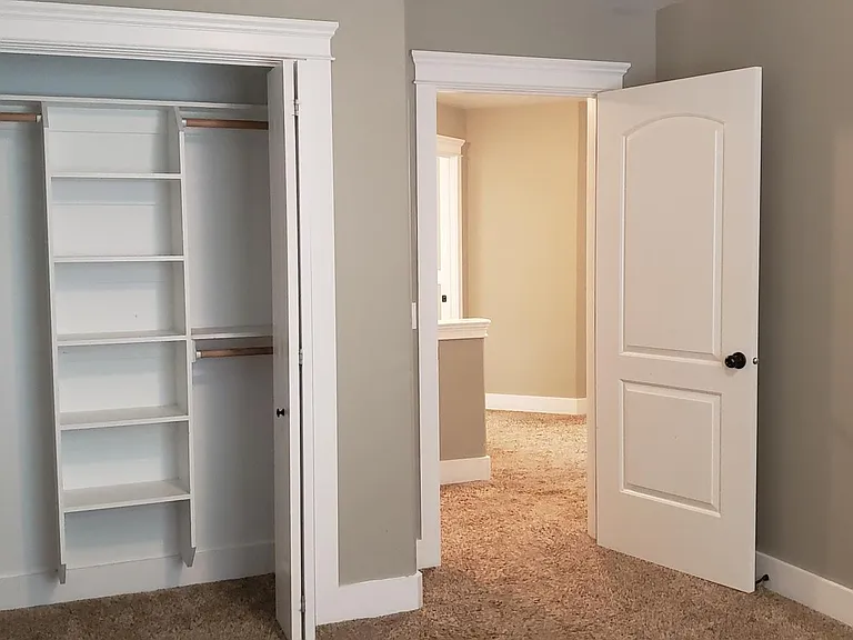 Ample closet space in both family bedrooms.